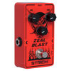 Picture of STRICH ZEAL BLAST Boost Guitar Pedal, Enhance Your Guitar Bass Sound with 2-Band Low/High Adjustment, True Bypass for Electric Guitar, Red and Black