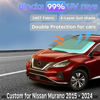 Picture of Sun Shade Sunshade for Nissan Murano 2015-2024 Windshield Cover, 2-Layers Sun Shield 240T Silver Coating Sun Visor Foldable Window Shade Blocks UV Rays Car Accessories