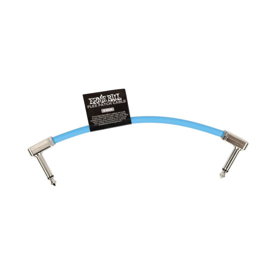 Picture of Ernie Ball Flex Patch Cable 6in - Blue - Single