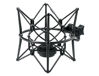Picture of SUUNTOK Microphone Shock Mount Anti-Vibration Mic Holder Spider Recording Mic Shockmount Stand Compatible with Neumann U87 Ai, U89 i and TLM 67 (Black)