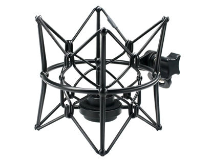 Picture of SUUNTOK Microphone Shock Mount Anti-Vibration Mic Holder Spider Recording Mic Shockmount Stand Compatible with Neumann U87 Ai, U89 i and TLM 67 (Black)
