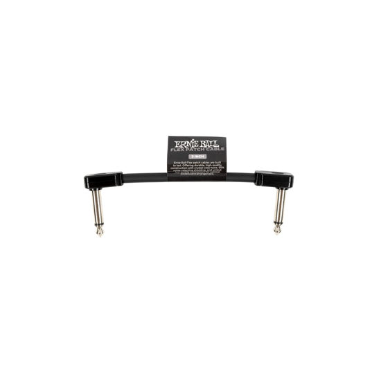 Picture of Ernie Ball Flex Patch Cable 3in - Black - Single