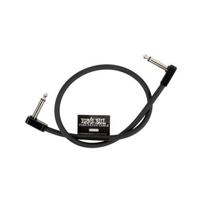 Picture of Ernie Ball Flex Patch Cable 18in - Black - Single