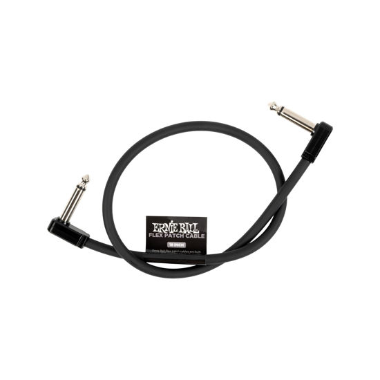 Picture of Ernie Ball Flex Patch Cable 18in - Black - Single