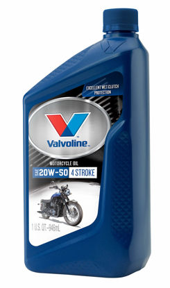 Picture of Valvoline 4-Stroke Motorcycle SAE 20W-50 Motor Oil 1 QT