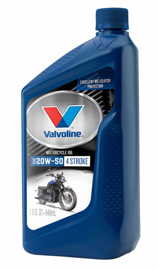 Picture of Valvoline 4-Stroke Motorcycle SAE 20W-50 Motor Oil 1 QT