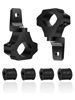 Picture of ZIDIYORUO Light Bar Mount for ATV- 360° Solid Aluminum Alloy Bracket for Fog LED and Driving Lights. Fits 0.75"-1.5" Bars, Set of 2pcs, ATV Motorcycle Light Bar Mount Bracket Tube Clamp