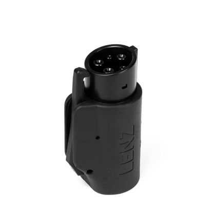 Picture of LENZ EV Charging Adapter for Tesla to J1772 (ONLY for J1772 EVs) Max 80 Amp, 240V, Ultra-Compact Design, Connect to Tesla Mobile Connectors and Destination Chargers (NOT Superchargers)