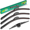 Picture of 16" 14" 14"10" Windshield Wiper Blades Replacement for Toyota FJ Cruiser 2014-2007 Premium All Weather Wiper Blade -OEM Quality(4 of Set)