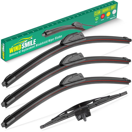 Picture of 16" 14" 14"10" Windshield Wiper Blades Replacement for Toyota FJ Cruiser 2014-2007 Premium All Weather Wiper Blade -OEM Quality(4 of Set)