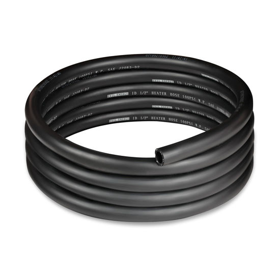 Picture of EVIL ENERGY 1/2" Heater Hose Coolant Radiator Straight 100PSI SAE 20R3 10FT Black