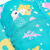 Picture of beeweed Toddler Nap Mat, Rollup Design Kid Sleeping Mat with Removable Pillow & Minky Blanket, Toddler sleeping bag for Daycare Preschool Travel Camping, Mermaid