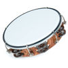 Picture of MUSCELL Tambourine for Adults,Hand Held Plastic Tambourines Drum Double Row Metal Jingles Musical Instrument-8"