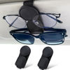 Picture of KIWEN 2 Pack Sunglasses Holder for Car Visor, Magnetic Leather Sunglass Eyeglass Hanger Clip for Car Sun Visor Accessories (2, Black)