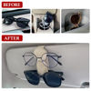 Picture of KIWEN Sunglasses Holder for Car Visor, Magnetic Leather Sunglass Eyeglass Hanger Clip for Car Sun Visor Accessories (1, Beige)