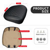 Picture of 1 Pack Leather Front Car Seat Cover Bottom Car Seat, Anti-Slip and Full Wrap Driver Car Seat Protectors, Luxury Waterproof Bottom Auto Seat Cushion Pad Mat for Most Vehicles(Black)