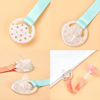 Picture of LANEYLI Pacifier Clip, Neutral Baby Paci Clip for Boys and Girls, DIY Pacifier Clip Supplies, Suitable for Attaching Teethers, Toys, Burp Cloths, Swaddles, Blankets (Hand Painted DOT1 & Dot, Clip)