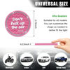 Picture of Ziciner 4 Pack Bling Car Cup Holder Coaster, 2.75 Inch Anti-Slip Auto Insert Cup Coaster, Crystal Car Drink Cup Mat Perfect for Women Girls, Universal Interior Decor Accessories (Pink)