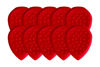 Picture of Acoustik Attak STEALTH III XL Structured Guitar Pick - Large Beveled Guitar Pick, Unique Tone, No-Slip Grip (10 Pack, Crimson)