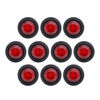 Picture of TMH (10 Pcs 3/4 Inch Mount Red LED Clearance Markers Bullet Marker lights, side marker lights, led marker lights, led side marker lights, led trailer marker lights, rv marker lights