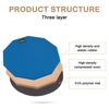 Picture of 12 Inch Practice Drum Pad and Sticks, Beginner Snare Drum Pad with Drumsticks(2 pairs) and Carrying Bag, Double Sided Silent Drum Pad (Blue)