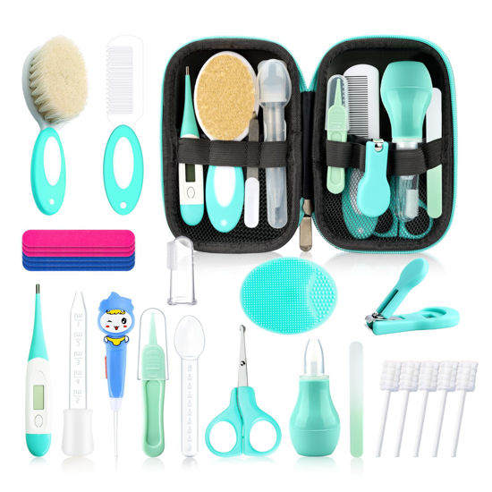 Picture of Baby Healthcare and Grooming Kit for Newborn Kids, 36PCS Upgraded Safety Baby Care Kit, Newborn Nursery Health Care Set, Baby Care Products (Green)