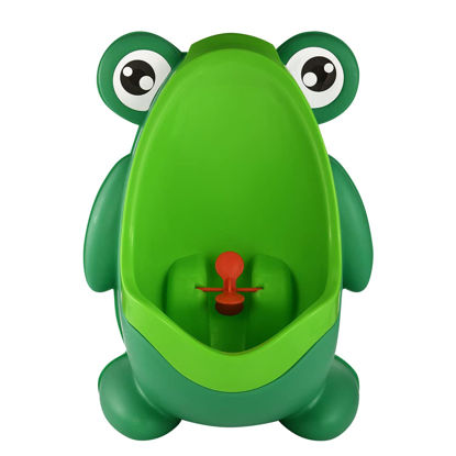 Picture of Foryee Potty Training Urinal for Boys Cute Whale with Funny Aiming Target - Green