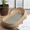 Picture of Sorrel + Fern 2-Pack Fitted Bassinet Sheets (Ocean Odyssey) - Buttery Soft Cotton Blend for Standard Bassinet