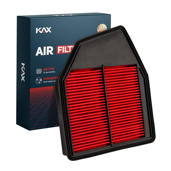 Picture of KAX Premium Engine Air Filter, GAF012 (CA10467) Replacement for Honda Accord 2008-2012 2.4L, Crosstour 2012-2015 2.4L, Filter with Longer Life, Protect and Improve Engine Performance