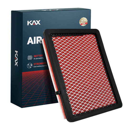 Picture of KAX Premium Engine Air Filter, GAF080 (CA12260) Replacement for Chevrolet Equinox 2018 2019 2020 2021 2022 2023, GMC Terrain 2018-2023, Advanced Air Filter Media, Increased Acceleration