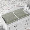 Picture of Sorrel + Fern Changing Pad Cover 2-Pack (Ocean Odyssey) - Premium Fitted Sheets - Buttery Soft Cotton Blend