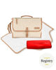 Picture of Skip Hop Portable Baby Changing Pad, Pronto, Beige Swirl Dot