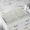 Picture of Sorrel + Fern Changing Pad Cover 2-Pack (Arctic Journey) - Premium Fitted Sheets - Buttery Soft Cotton Blend