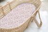 Picture of Sorrel + Fern 2-Pack Fitted Bassinet Sheets (Antique Rose) - Buttery Soft Cotton Blend for Standard Bassinet