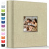 Picture of Artfeel Photo Album 4x6 with 600 Pockets,Slip-in Picture Albums,Linen Cover Memory Book with Front Window,White Page Vertical Photo Book for Wedding,Family,Anniversare,Baby,Vacation