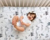 Picture of Sorrel + Fern 2-Pack Fitted Crib Sheets for Standard Crib (Arctic Journey) - Premium Fitted Sheets - Buttery Soft Cotton Blend