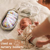 Picture of Small Woven Baskets for Organizing Rope Storage Basket with Handle Cute Cotton Nursery Gift Dog Toy Bins Organizer-Light Beige