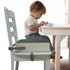 Picture of Toddler Booster Seat for Dining Table, 2 Elastic Seat Belts, Anti-Scratch PU Skin-Friendly, Waterproof, Anti-Wrinkle, Detachable Non-Slip Bottom