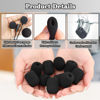 Picture of Headset Microphone Covers Foam, Lapel Headset Microphone Windscreen Sponge Foam Microphone Windscreen Mini Foam Cover for Variety of Headset Microphone Noise Reduction (5pcs)