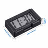 Picture of Frienda Mini Digital Small Magnetic Clock Car Dashboard Stick on Self Adhesive Bracket Digital Clock Battery Operated(Black,3 Pieces)