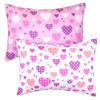 Picture of UOMNY Toddler Pillowcases for Girls 13X18 12x16 14x19 Love and Heart Baby Pillow Case 2 Pack Small Pillow Covers for Travel Pillow
