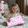 Picture of UOMNY Toddler Pillowcases for Girls 13X18 12x16 14x19 Love and Heart Baby Pillow Case 2 Pack Small Pillow Covers for Travel Pillow