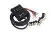 Picture of PRORECK 12-Channel Low Profile XLR Send Circuit Board Snake Cables, XLR Splitter Cable for Live, Recording, Stage, Studio, 25 Feet Long