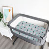 Picture of Bassinet Sheet 4 Pack for Baby Boys or Girls, Bassinet Sheets Ultra Soft Universal Fit for Most Rectangle, Oval, Hourglass Bassinet Mattress, Bassinet Sheets, Grey