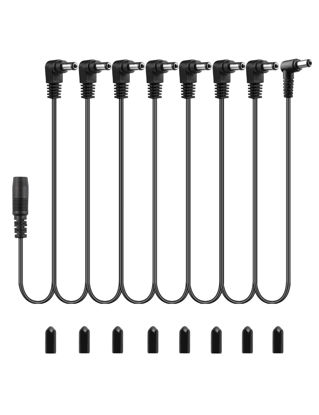 Picture of Mr.Power 1 to 8 Way Daisy Chain Cable Guitar Effect Pedal Power Supply Splitter Cable Adapter Power Cord (8 Way Cable)