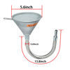 Picture of Yuesstloo 14.6" Steel Bendable Spout Funnel with Filter for All Automotive Oils, Diesel Fuel and Other Liquids, with Gloves
