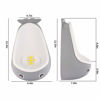 Picture of Foryee Potty Training Urinal for Boys Cute Whale with Funny Aiming Target - Gray