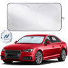 Picture of Autovir Car Windshield Sun Shade | Front Window Shade for Maximum UV Rays and Sun Heat Protection | Ensures Comfortable and Cool Interior on Every Drive | Small (59" x 29")