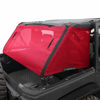 Picture of Shadeidea Sun Shade for Jeep Wrangler JK Unlimited (2018-Current) 4 Door-Cherry Red Cage Mesh Screen Sunshade -One time Install 10 Years Lasting