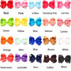 Picture of JOYOYO 40Pcs 4.5" Hair Bows Alligator Clips, Grosgrain Ribbon Girls Bows Clips Barrettes Hair Accessories for Baby Girls Toddlers Kids Teens (4.5inch,20 Colors in Pairs)